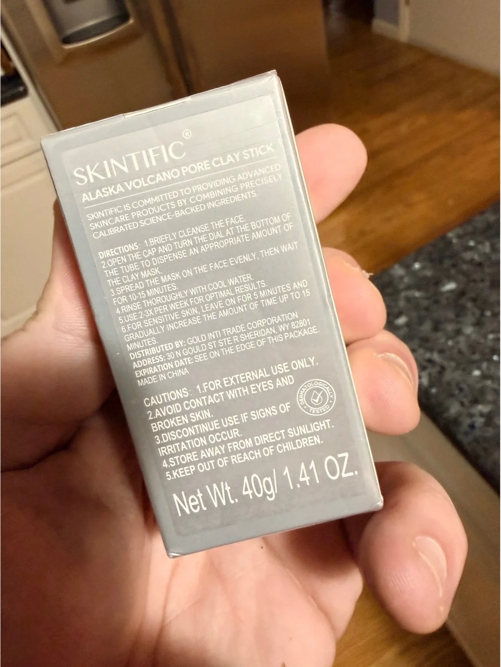 Skintific Alaska Volcano Pore Clay Stick 40g / 1.41 fl oz